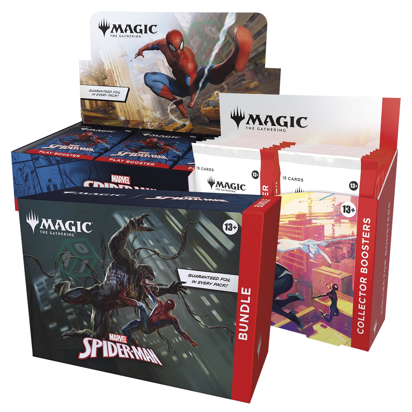 MTG - Universes Beyond: Marvel's Spider-Man - Combo #3 - Play, Collector Booster & Bundle (Pre-Order)