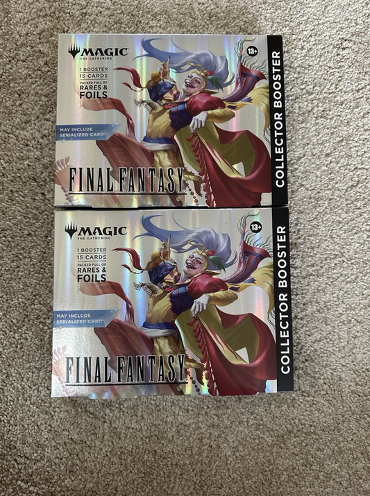 LOT OF 2 - Magic The Gathering FINAL FANTASY Collector Omega Booster